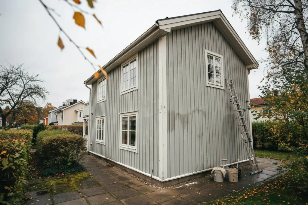 september r r tt tid f r fasadtv tt och m lning s s krar du huset innan h strusket