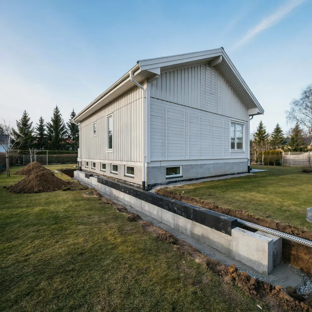 husdranering tillagg varmeisolering savedalen partille goteborg